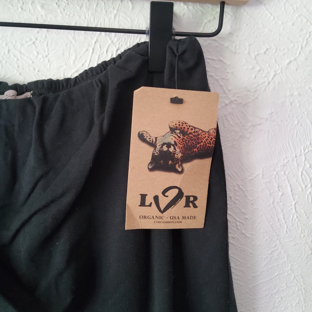 LVR Fashion Black Foldover Flare Pants - NWT - Picture 3 of 7